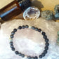 Ematite, onice, diaspro zebrato, lava, argento 925