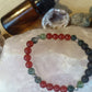 Agata muschiata, agata rossa, lava, argento 925
