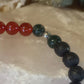 Agata muschiata, agata rossa, lava, argento 925