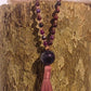 Mala in Lepidolite, Pietra guru Ametista, Rame