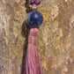 Mala in Lepidolite, Pietra guru Ametista, Rame