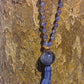 Mala da meditazione in Ametista 108 perle, Perla Guru in ametista