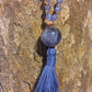 Mala da meditazione in Ametista 108 perle, Perla Guru in ametista