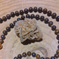 Mala in Bronzite, pietra guru in Bronzite, rame