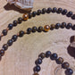 Mala in Bronzite, pietra guru in Bronzite, rame