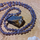 Mala da meditazione in Ametista 108 perle, Perla Guru in ametista