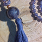 Mala da meditazione in Ametista 108 perle, Perla Guru in ametista