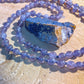 Mala da meditazione in Ametista 108 perle, Perla Guru in ametista