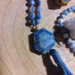 Mala in Sodalite, Pietra Guru Sodalite, Rame