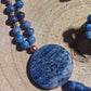 Mala in Dumortierite, Pietra Guru Sodalite, Rame