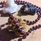 Mala in Lepidolite, Pietra guru Ametista, Rame