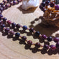 Mala in Lepidolite, Pietra guru Ametista, Rame