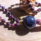 Mala in Lepidolite, Pietra guru Ametista, Rame