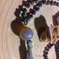 Mala in Diaspro Kambaba, Pietra guru Agata grigia, Rame