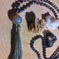 Mala in Diaspro Kambaba, Pietra guru Agata grigia, Rame