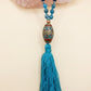 Mala da meditazione in Apatite, Perla Guru Tibetana, rame