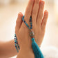 Mala da meditazione in Apatite, Perla Guru Tibetana, rame