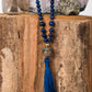 mala 108 in lapislazzuli prezioso strumento per meditare tenendo conto dei Mantra durante la pratica 