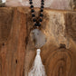 mala 108 pietre dure di shungite pietra guru agata muschiata bianca del montana la madregea