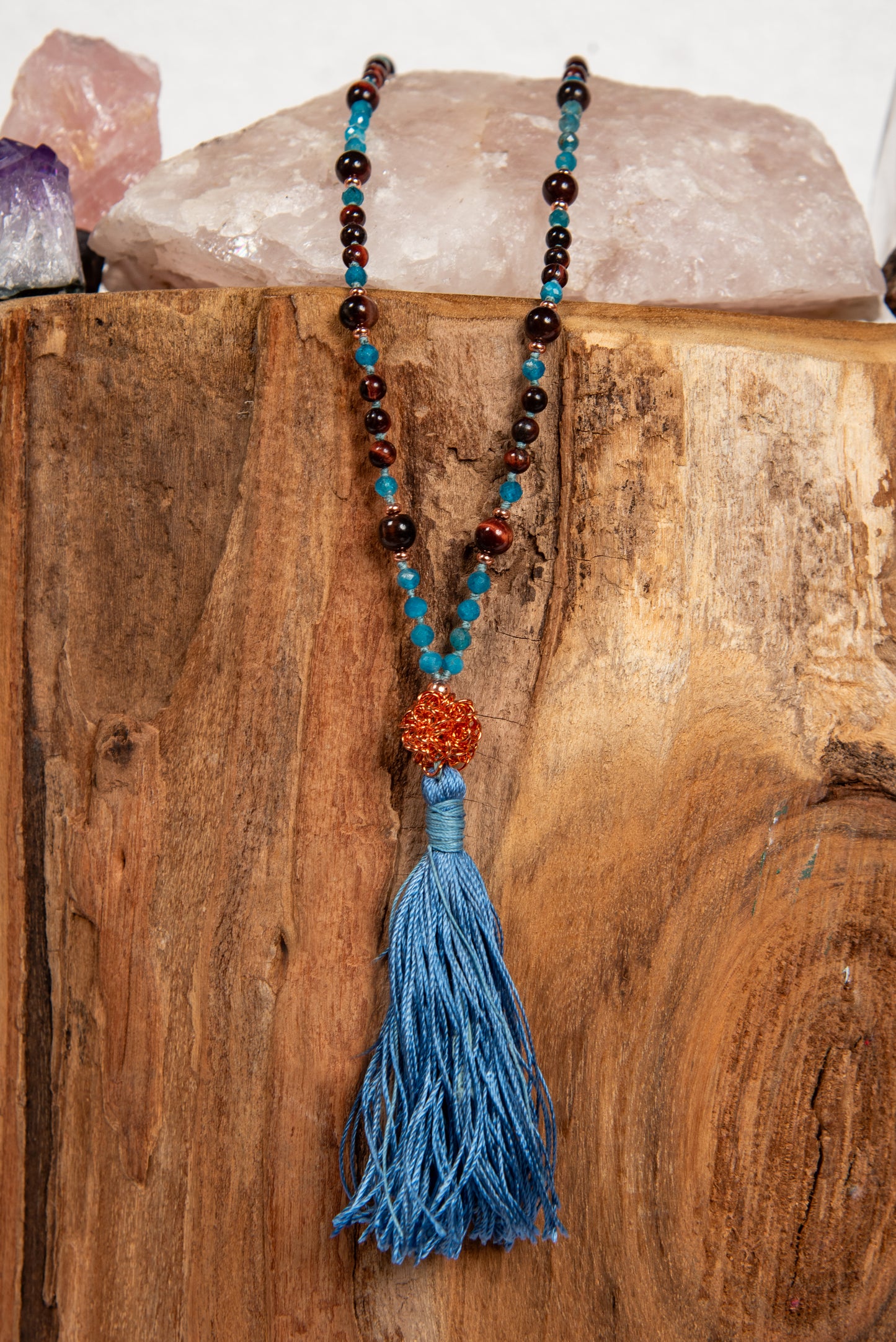 la madregea mala artgianale occhio di bue, apatite, rame