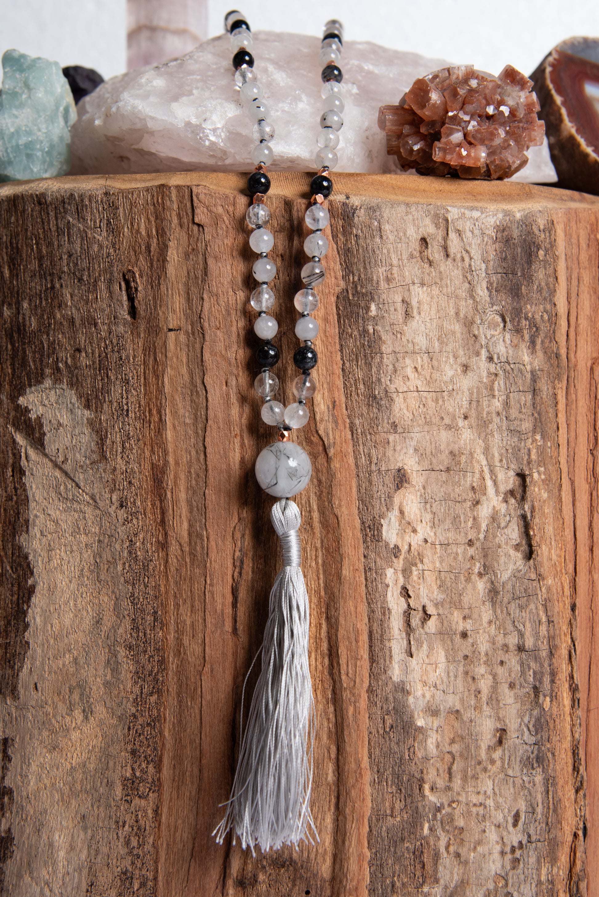 la madregea mala artigianale in quarzo tormalinato