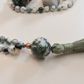 Mala 108 in Agata albero, Pietra guru Agata albero, Rame