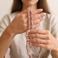 Mala 108 in Rodonite, Pietra Guru Quarzo rosa e Rame