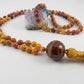 Mala in Mookaite, Pietra Guru Agata, Rame