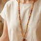 Mala in Mookaite, Pietra Guru Agata, Rame