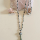 Mala 108 in Agata albero, Pietra guru Agata albero, Rame