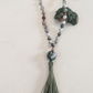 Mala 108 in Agata albero, Pietra guru Agata albero, Rame