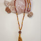 Mala in Mookaite, Pietra Guru Agata, Rame