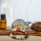 Howlite, diaspro brecciato, lava, argento 925