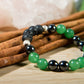 Avventurina, ematite, lava, argento 925