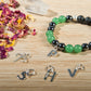 Avventurina, ematite, lava, argento 925, charms