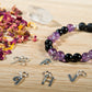Ametista, onice, lava, argento 925, charms