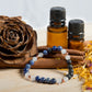 Sodalite, agata bianca, lava, rame