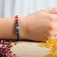 Sodalite, agata rossa, lava, argento 925
