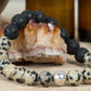 Diaspro dalmata, lava, argento 925