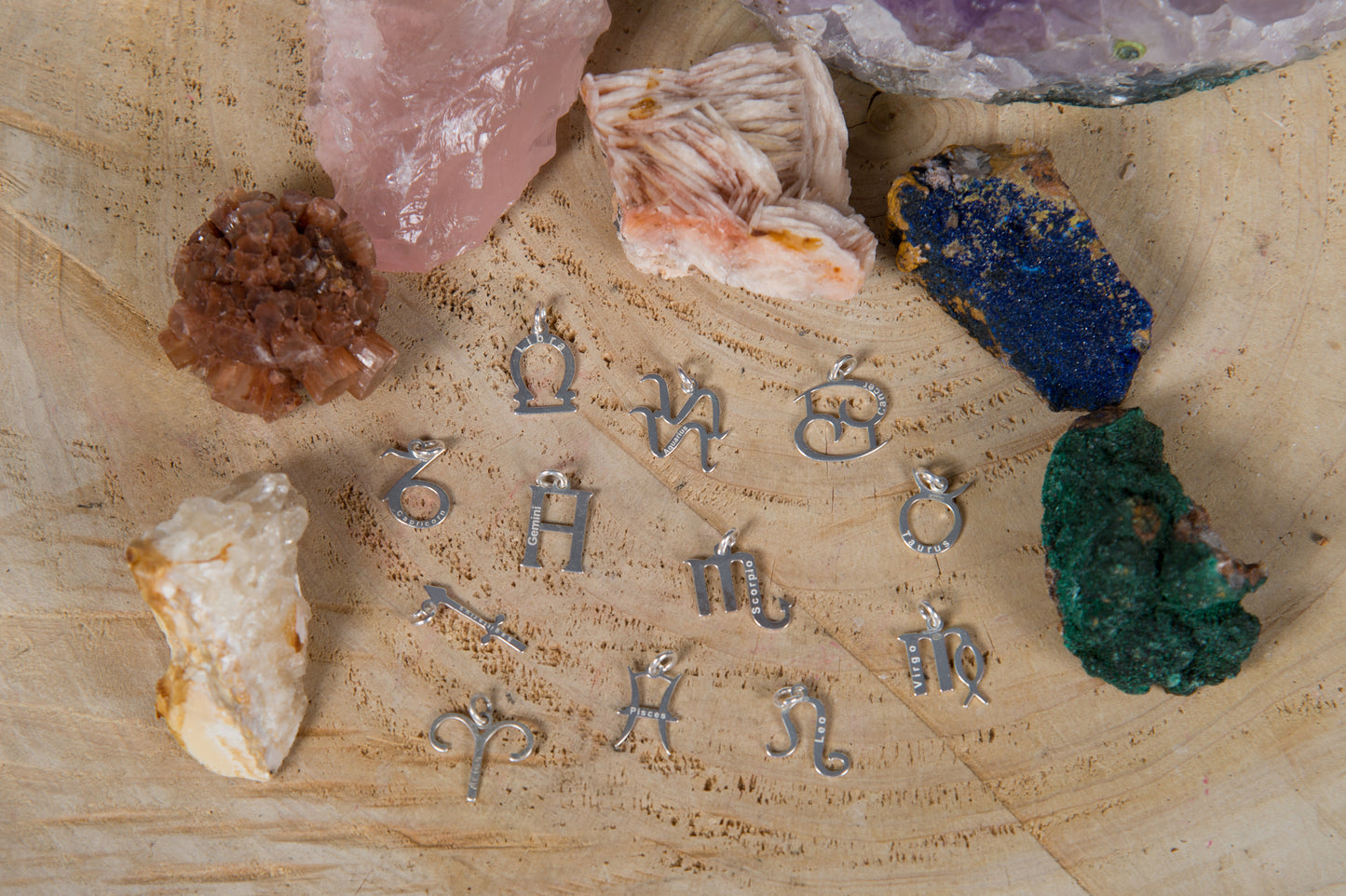 Ametista, onice, lava, argento 925, charms